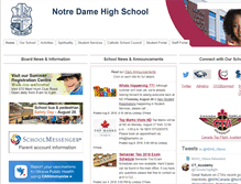 Tablet Screenshot of ndh.ocsb.ca